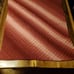 Burgandy ombre baby blanket and beanie.