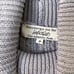 NWT Lord and Taylor cotton sweater blue knit turtleneck top padded shoulders