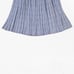 80s Vintage Blue White Plaid Liz Sport Linen Blend Pleated Midi Skirt Size 10