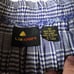 80s Vintage Blue White Plaid Liz Sport Linen Blend Pleated Midi Skirt Size 10