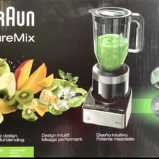 NEW Braun JB7130BK PureMix 5-Speed Jug Blender Premium Black/Stainless Steel