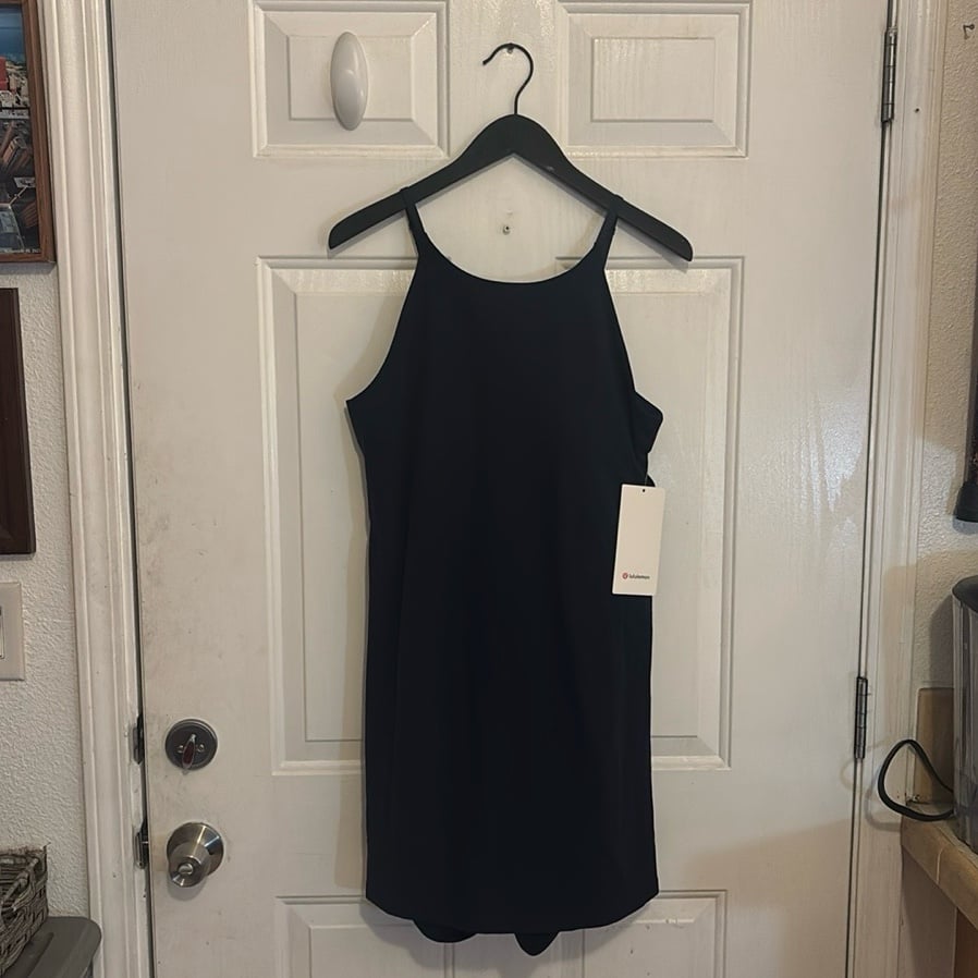 Lululemon Align High Neck Dress A/B, True Navy, Size 14