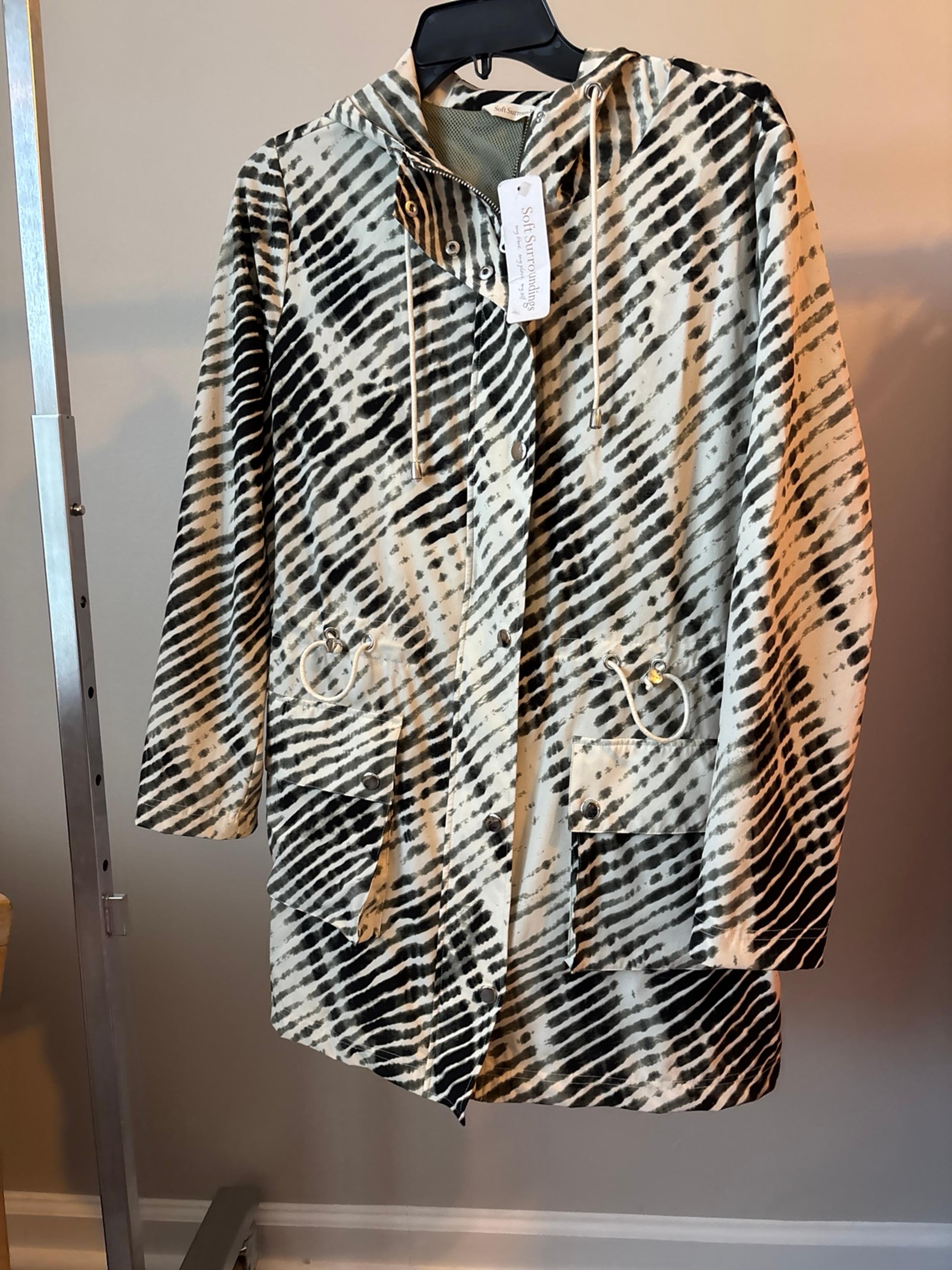 NWT Soft Surroundings rain jacket