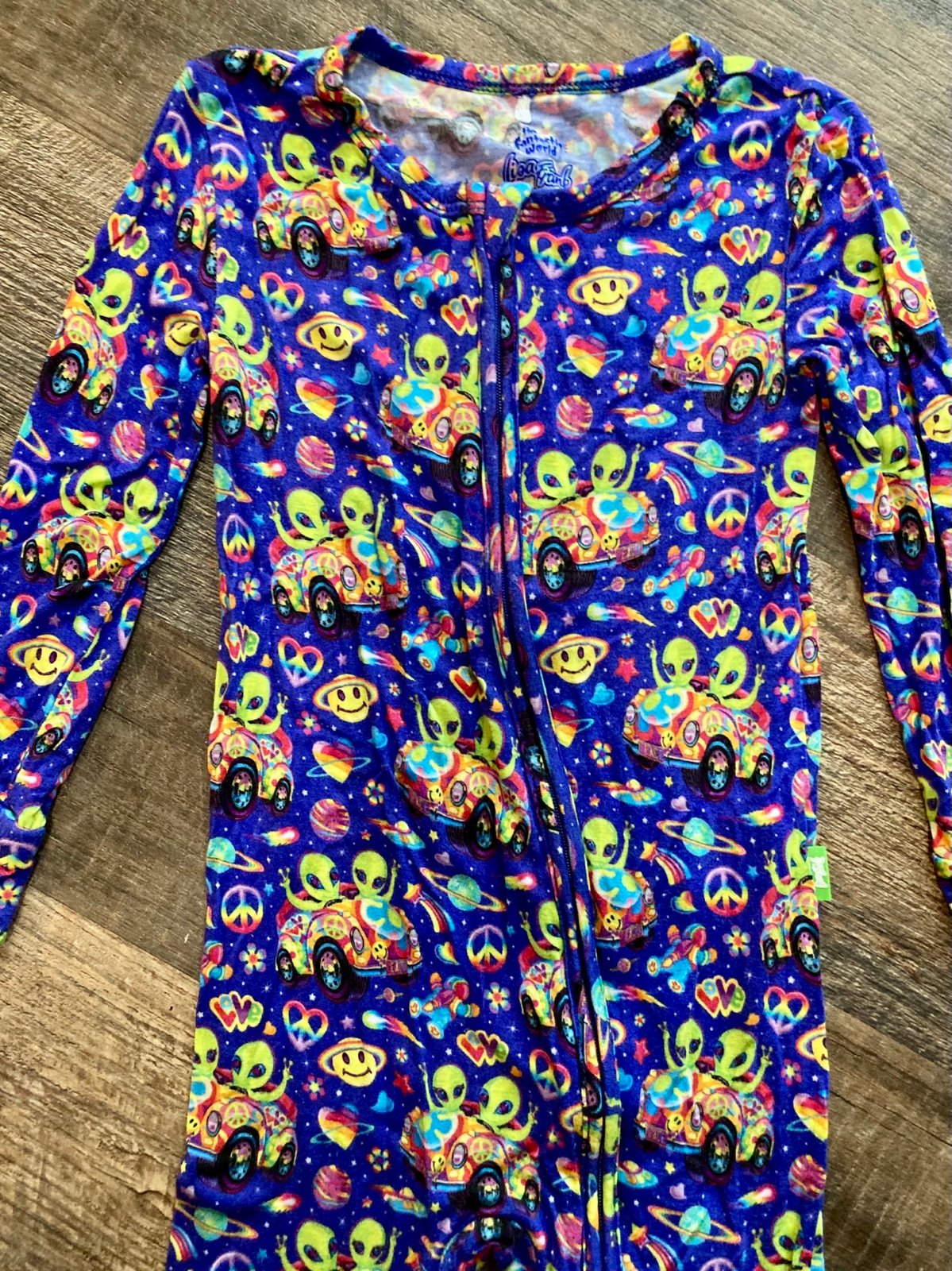 Lisa Frank Posh Peanut Zoomer and Zorbit toddler pajamas
