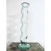 SVE A Made In Italy 23” Tall Wavy Twist Green Glass Floor Vase Vtg EXCEPTIONAL