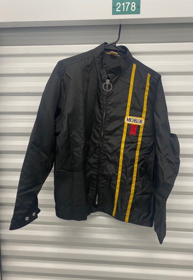 Vintage 1970s Swingster Michelob Moto Racing Windbreaker