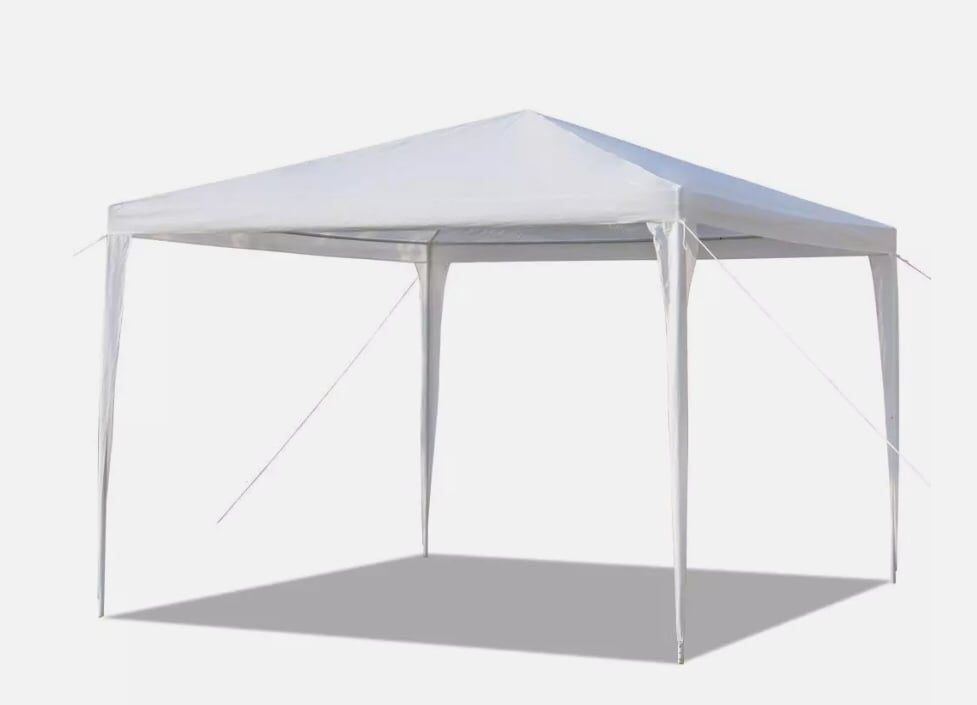 New 10'X 10' Canopy Tent Wedding Party Tent Gazebo Pavilion Outdoor White