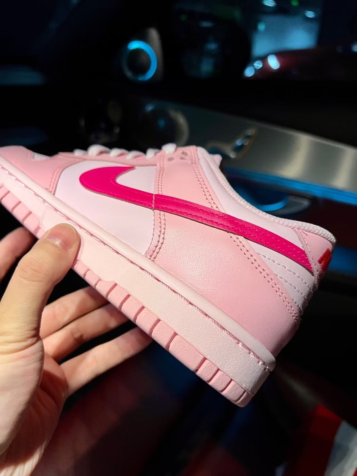 Nike Dunk Low Triple Barbie Pink Women's Shoes Size EU40