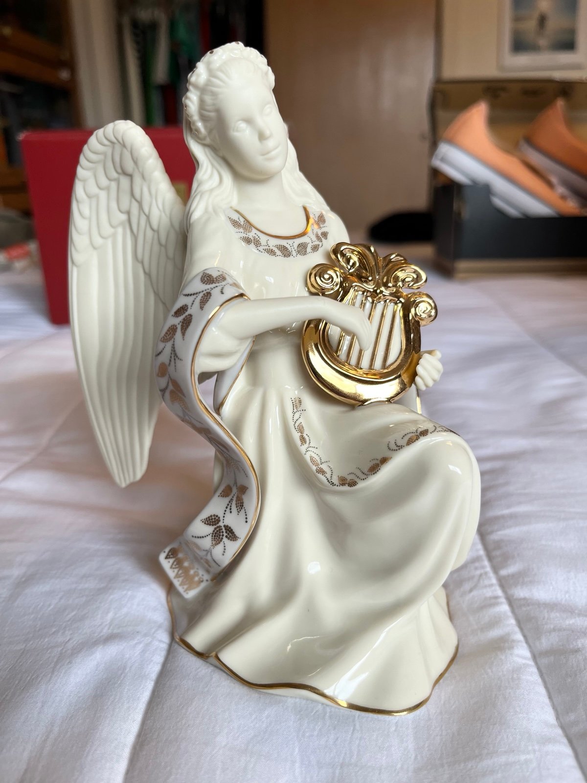 Lenox Baroque Angel with Harp - NEW in Box + Price Tags - PERFECT CONDITION