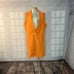Ashley Stewart NWT long open Orange Vest Size 18/20