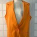 Ashley Stewart NWT long open Orange Vest Size 18/20