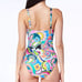 Bleu by Rod Beattie Keyhole Ruched-Waist One-Piece Swimsuit size 10 NWT