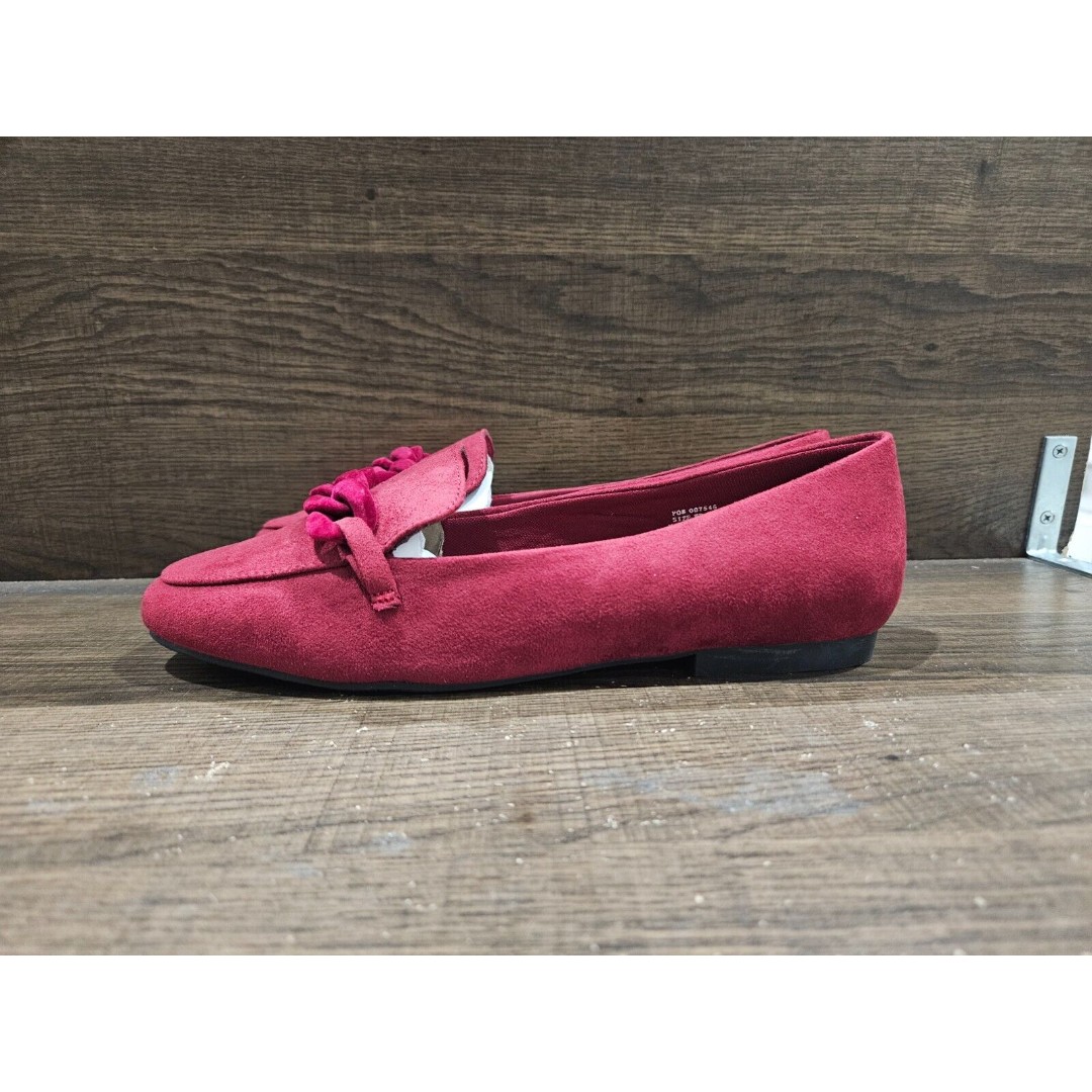 Journee Collection Women's Cordell Loafers Red 7.5W New