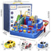 Exciting track adventure toy, educational track car gift toy for ages 3-7!