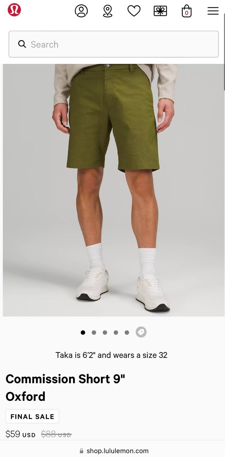 Lululemon men’s short