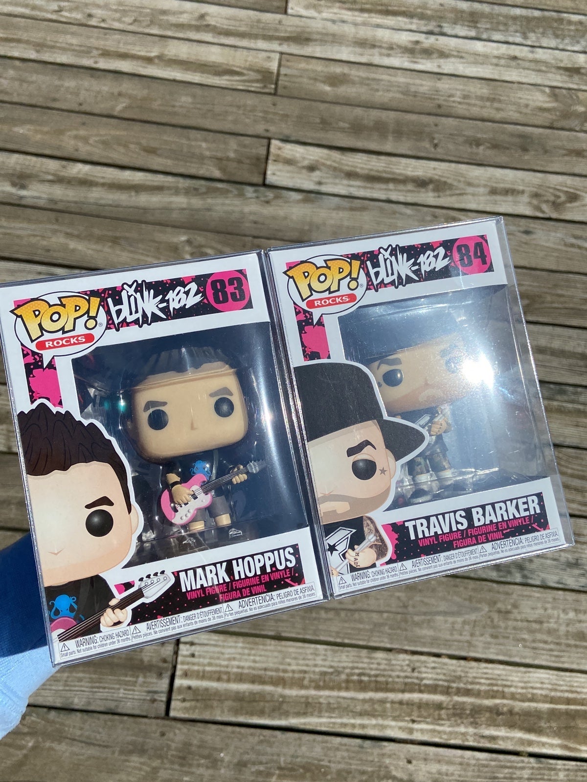 Funko Pop! Rocks Blink-182 #84 Travis Barker/#83 Mark Hoppus Bundle