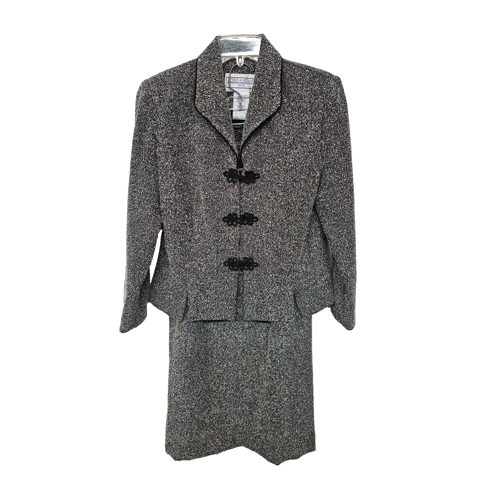Jessica Howard Women's Size 8 Petite Midi Skirt Suit Vintage Office Corporate