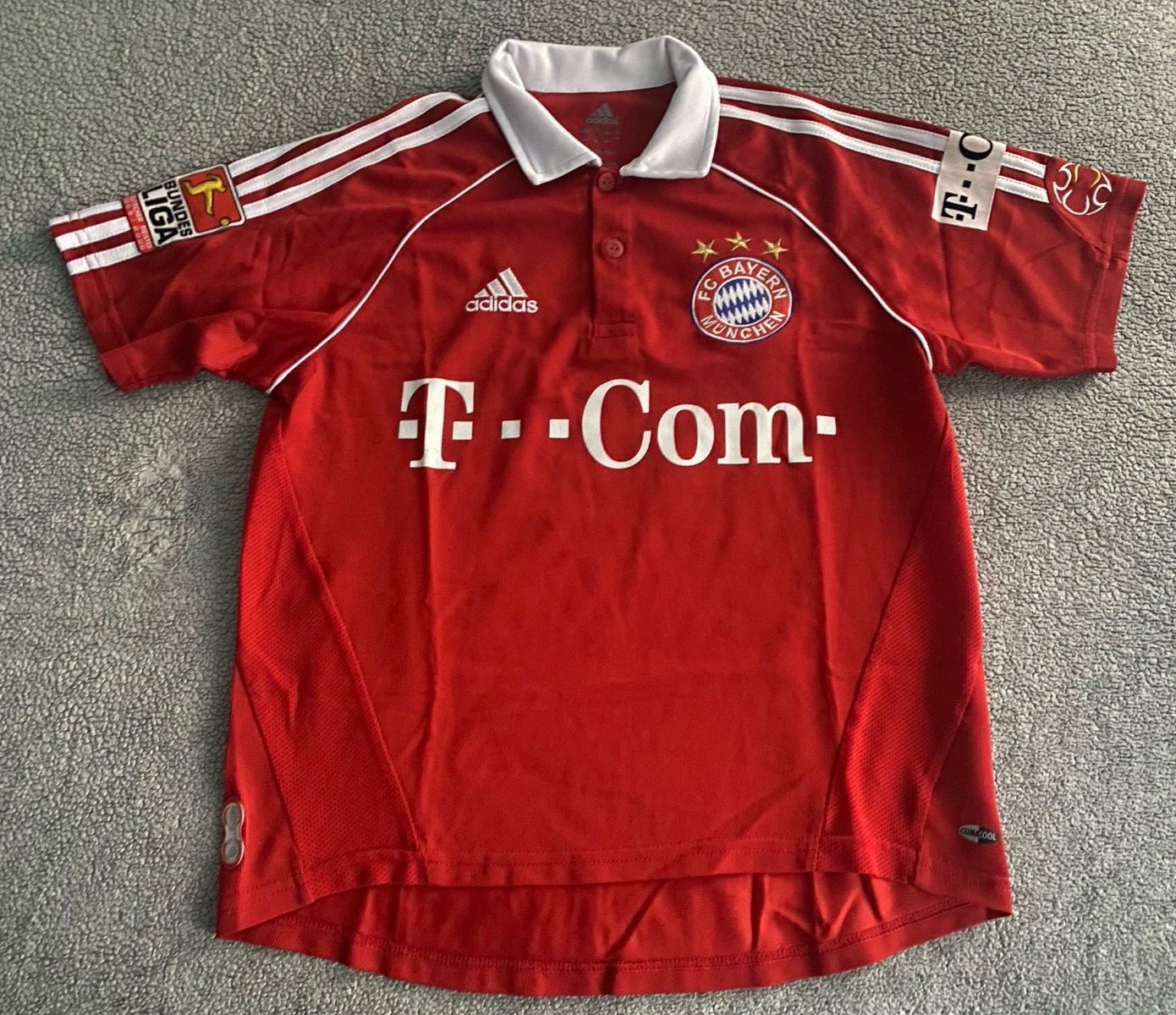 BAYERN MUNICH ADIDAS 2006/2007 PIZARRO HOME JERSEY KIDS L 32-34