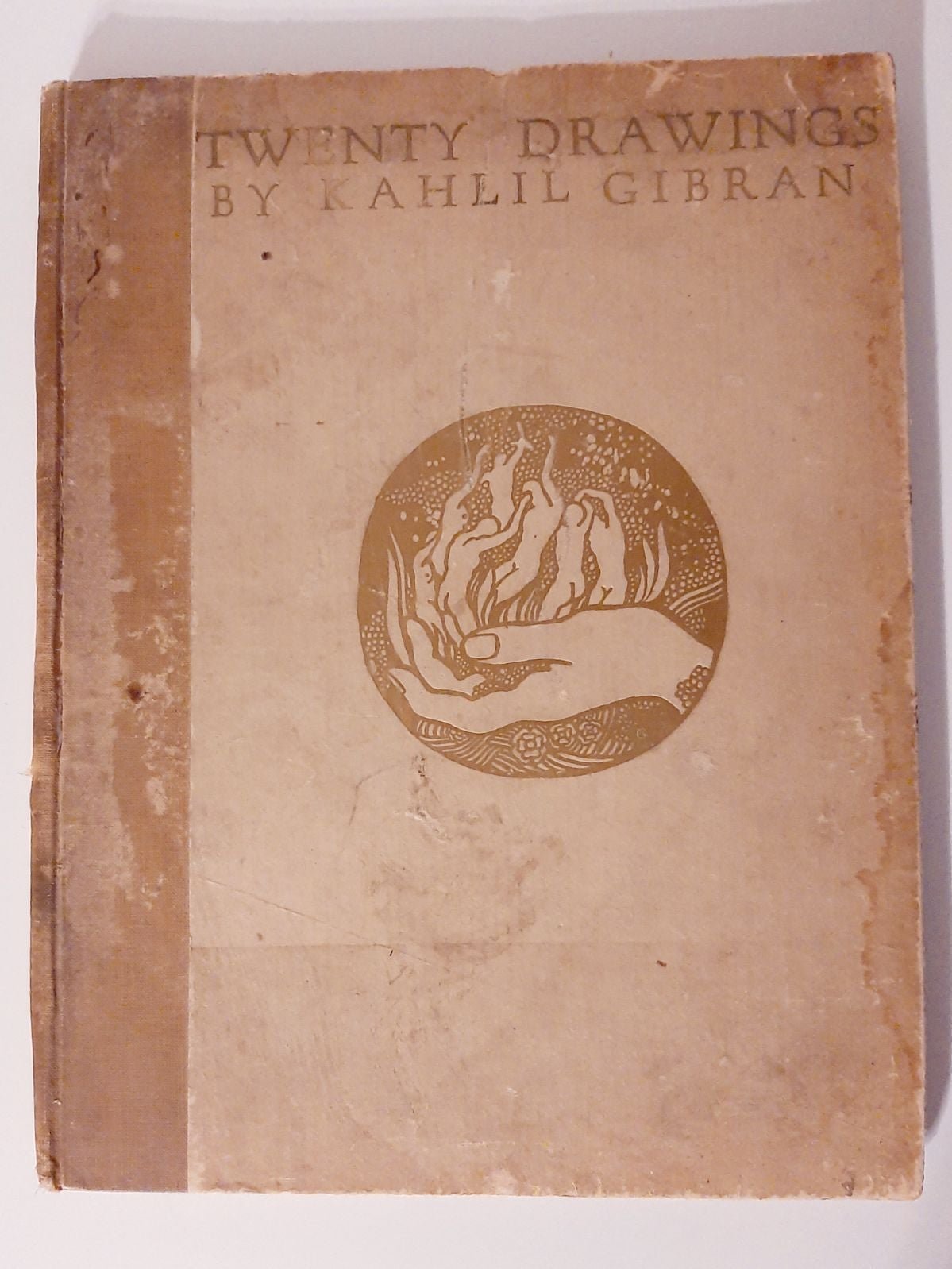 Twenty Drawings by Kahlil Gibran 1919 First Edition Hardcover Book