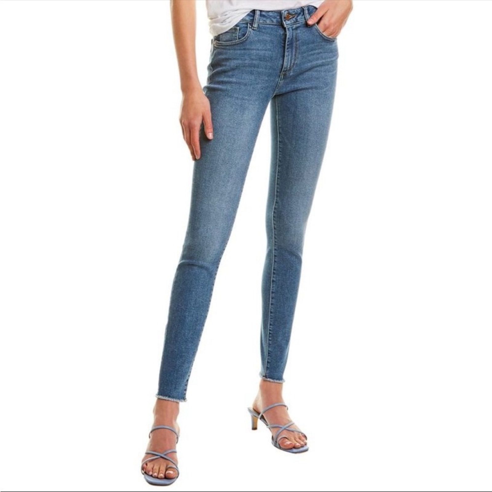 DL1961 Florence Mid Rise Instasculpt Skinny Jeans Rawlings size 25