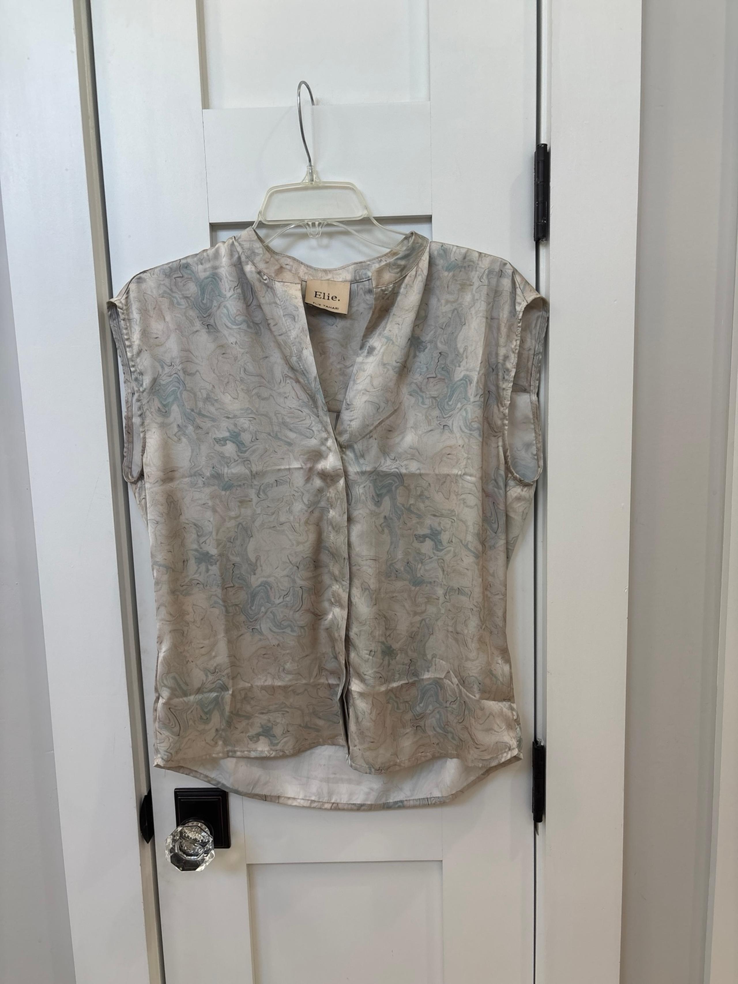 Dressy sleeveless blouse