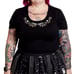 4X Stitch Shoppe Nightmare Before Christmas Kelly Top NEW Glow-in-the-Dark