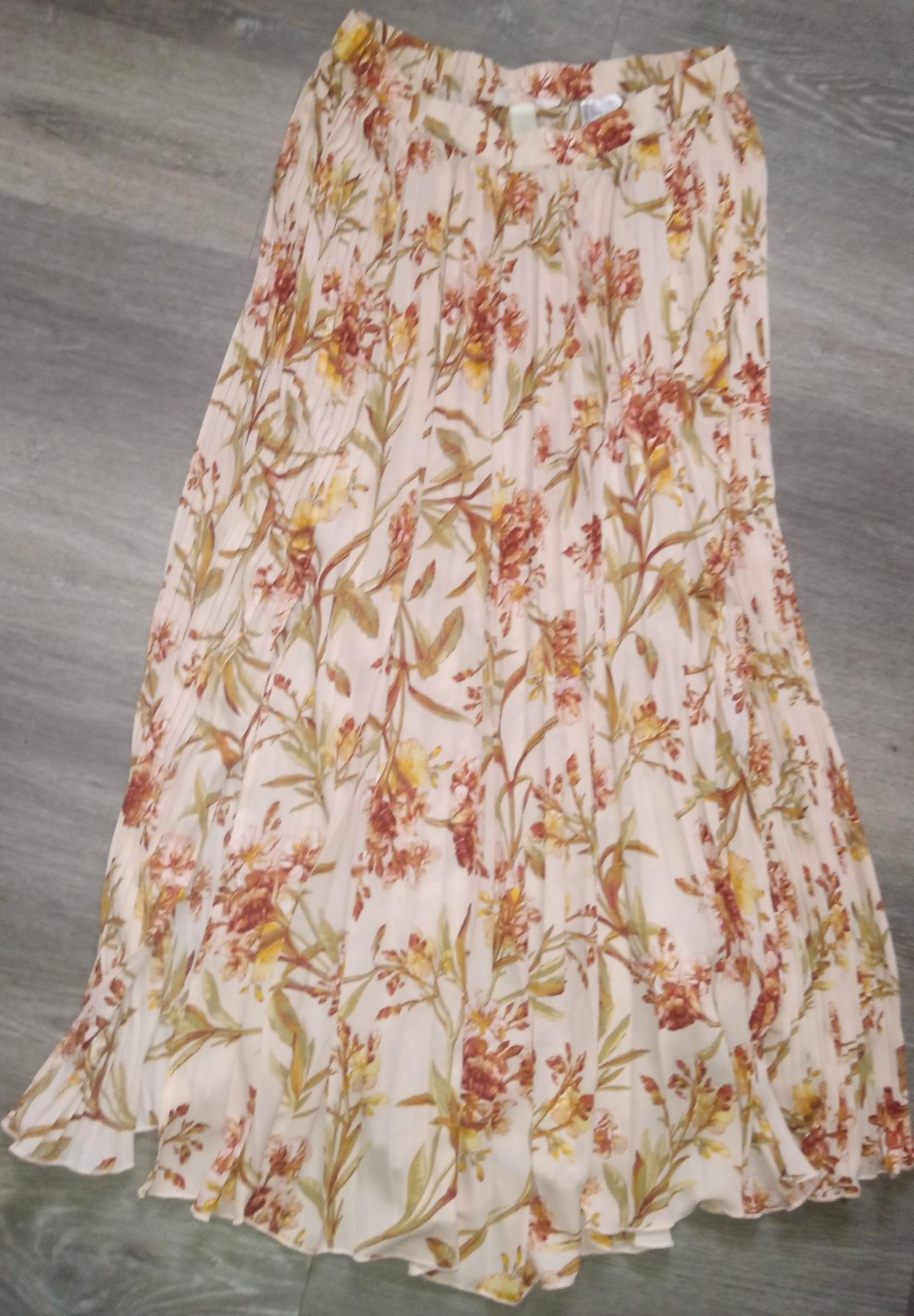 H&M Pleated Maxi Skirt NWT