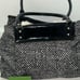 KATE SPADE Black Patent Leather Black & White Chevron Nylon Tote Baby Bag. NWOT