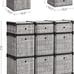 Storage Drawers with Fabric Storage Cubes
