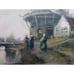 F. Van Vreeland 1926 Brown & Bigelow Holland Windmill Print With Original Frame