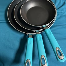 Kitchen Nonstick Frying Pan Set - 3 Piece Induction Bottom - 8/9/11 inches