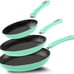 Kitchen Nonstick Frying Pan Set - 3 Piece Induction Bottom - 8/9/11 inches