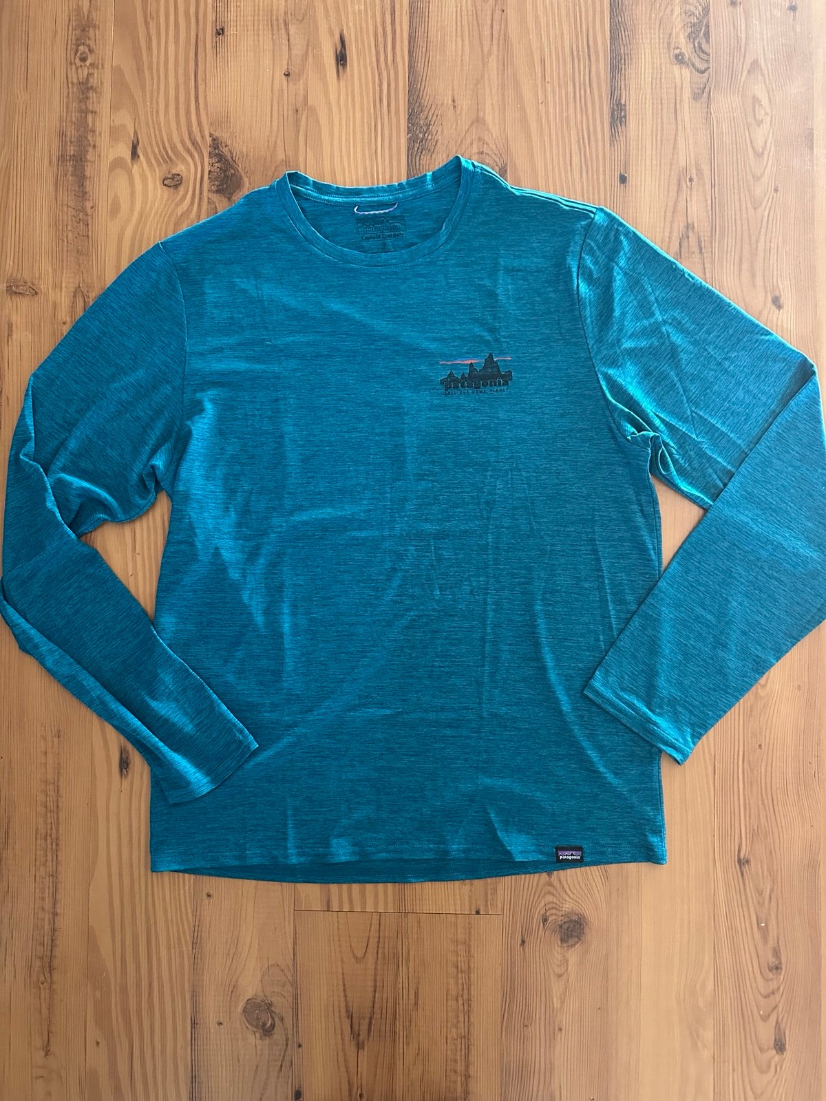 Men's S Patagonia Capilene Daily Cool SkyLine Long Sleeve