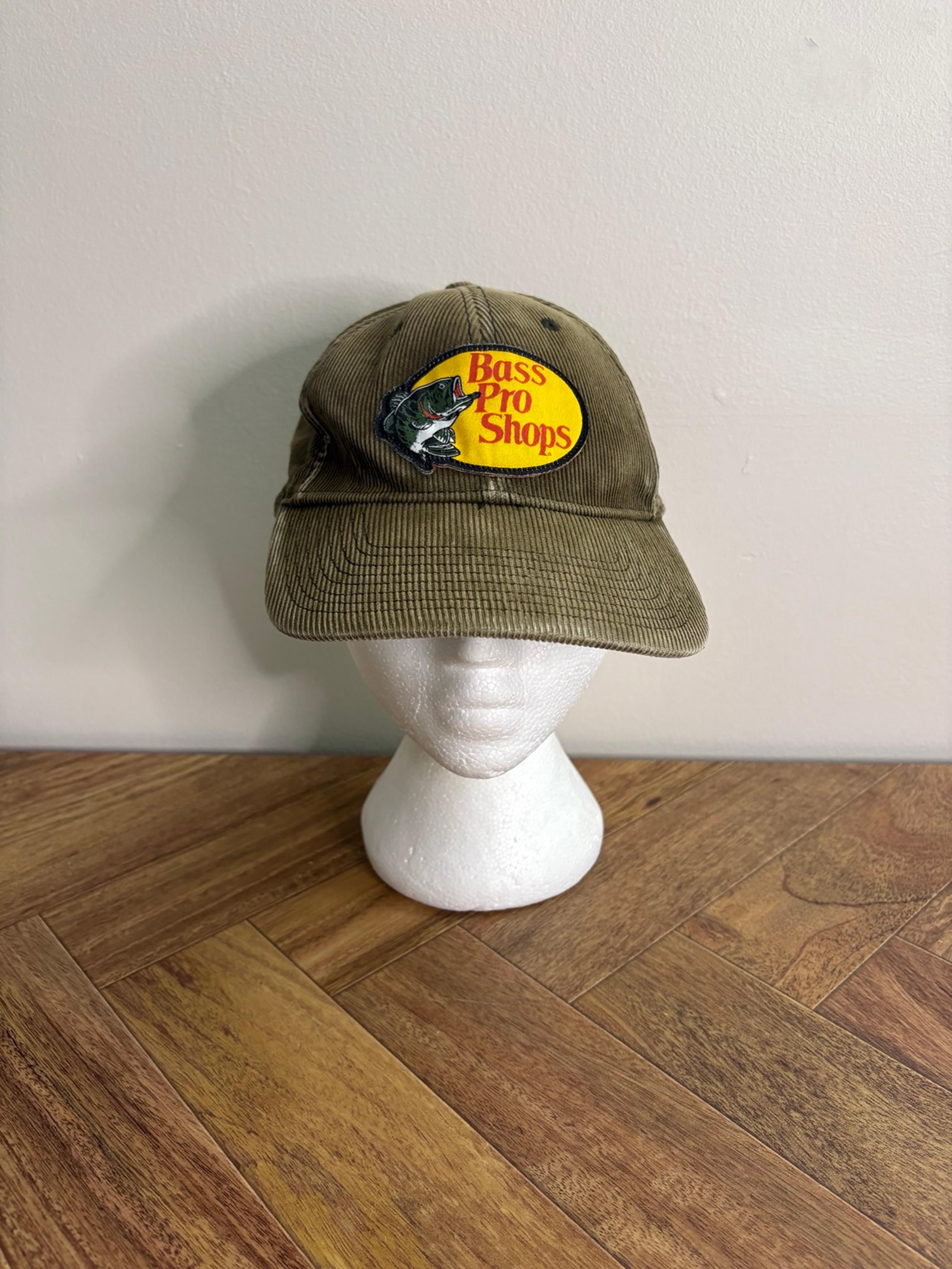 Vintage Bass Pro Shops Men’s Brown Yellow Corduroy Hat