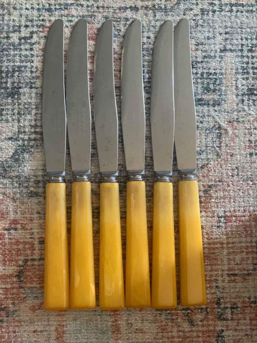 Bakelite butter knives