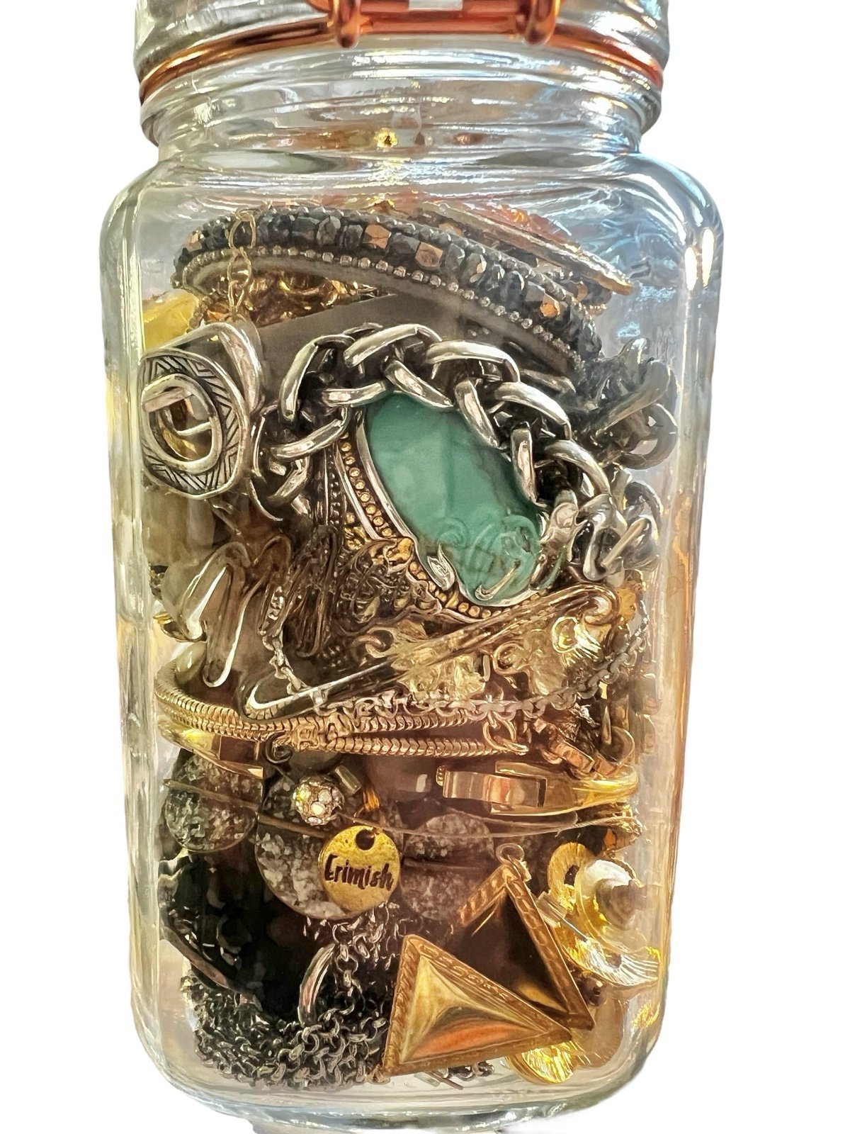 Limited time SPECIAL! Mystery Jewelry Jar Lot -All Wearables includes Sterling!