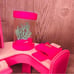 Vintage 90s retro 1990s Barbie Home Office play set w/ fish computer & fax work