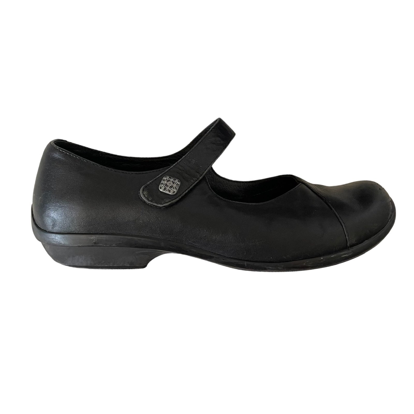 Dansko Opal Mary Janes 5600020200 Womens 40 Black Leather Office Work Shoes