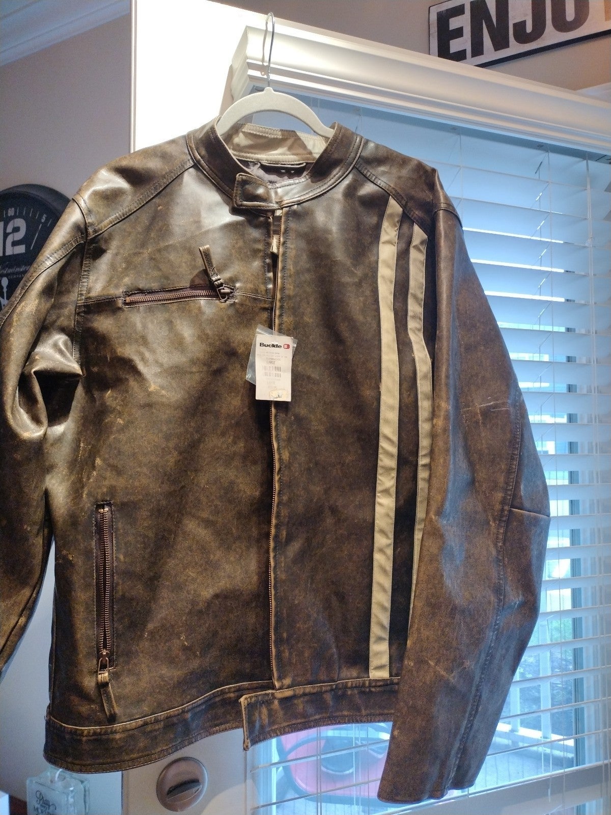 Buckle Jacket brand new w tags never used very distressed look