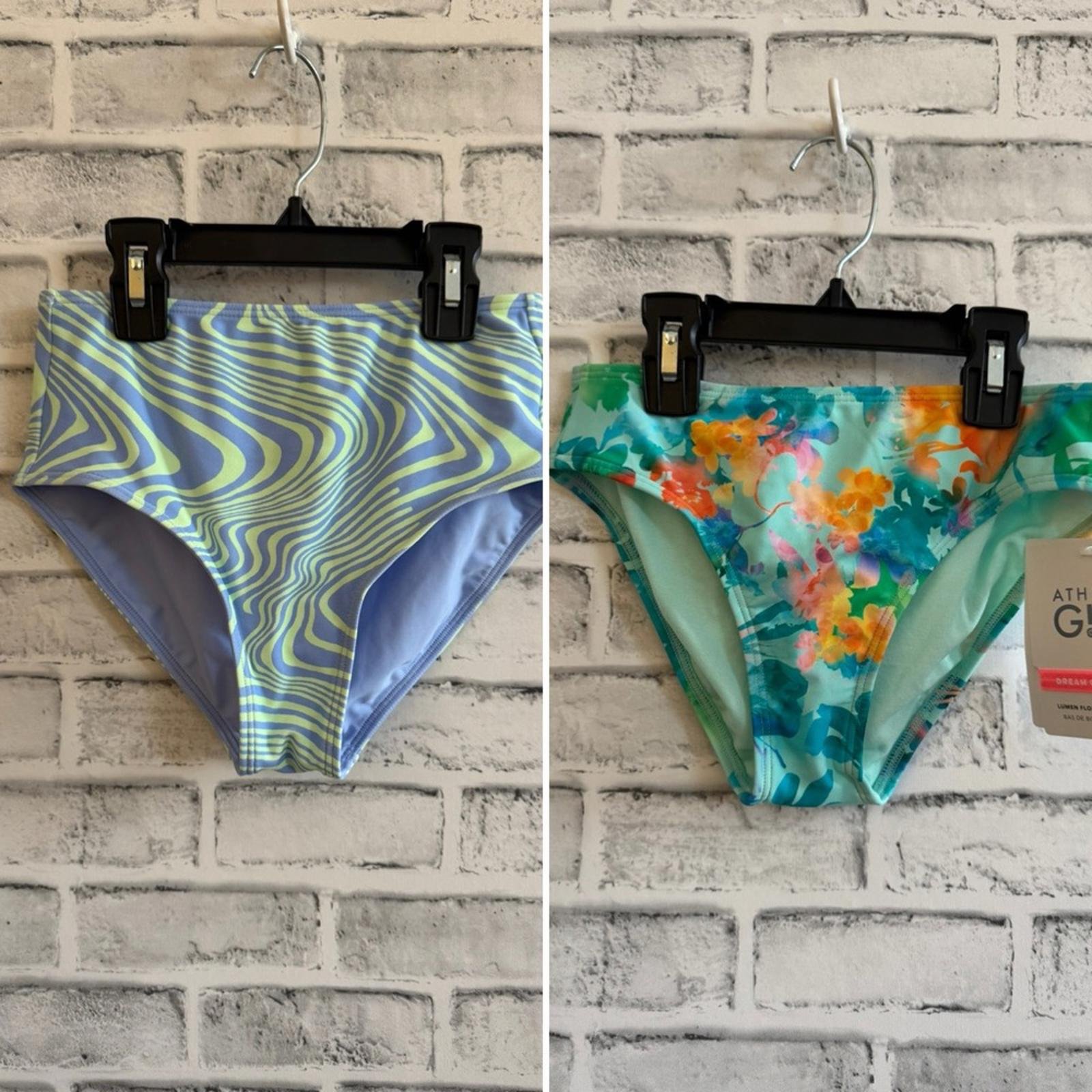 NWT! Lot of two Athleta Girl bikini bottoms Large 12