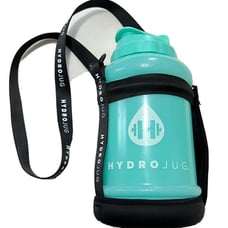 Hydrojug mint half gallon bottle w/ carrying strap harness