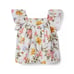 Janie&Jack Floral Flutter Sleeve Top