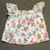 Janie&Jack Floral Flutter Sleeve Top