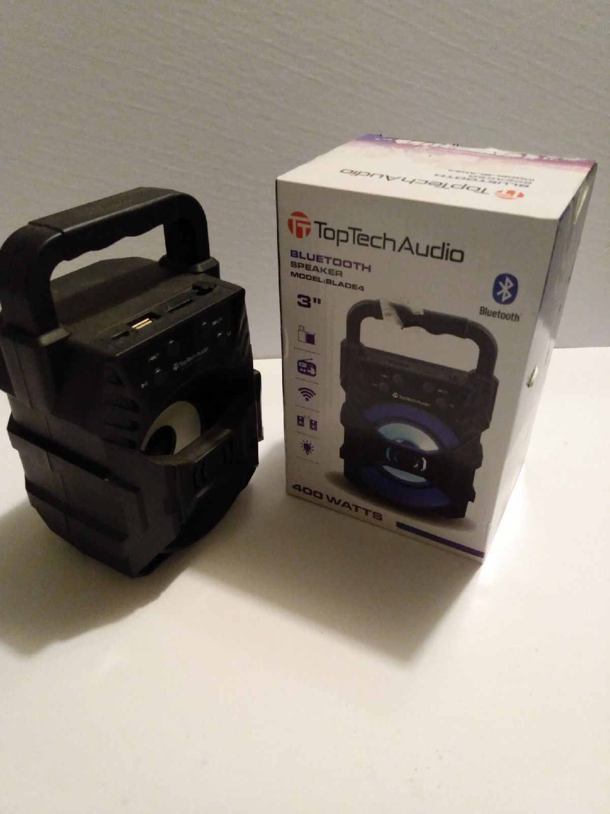 Toptech tailgate speaker