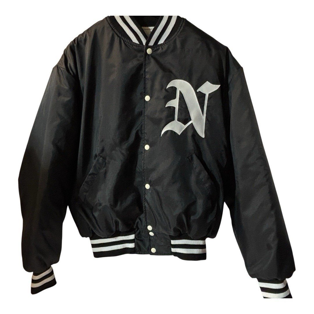 Vintage New York Bomber Jacket Size XXLarge 80s 90s Vtg Baseball