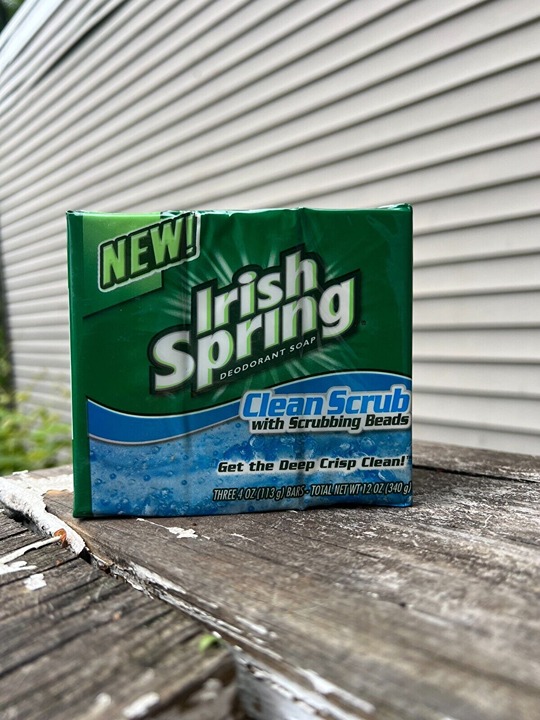 Irish Spring Bar Soap, Clean Scrub with Scrubbing Bubbles, 4 oz bars, 3 ea