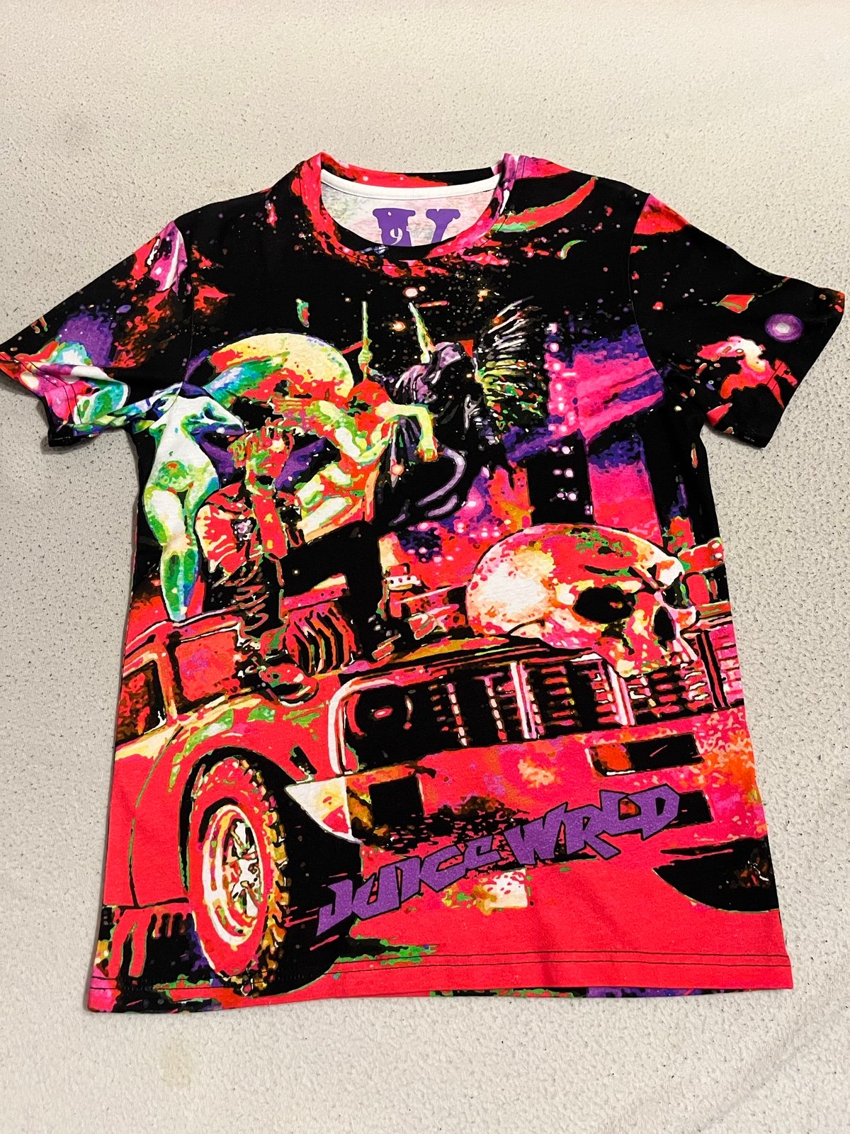 Authentic juice WRLD cosmic vlone t shirt (pink version)