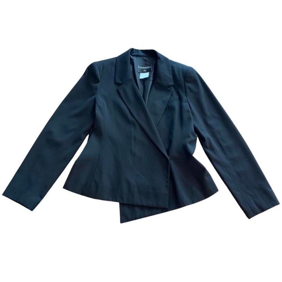 Chanel Black Wool Blazer