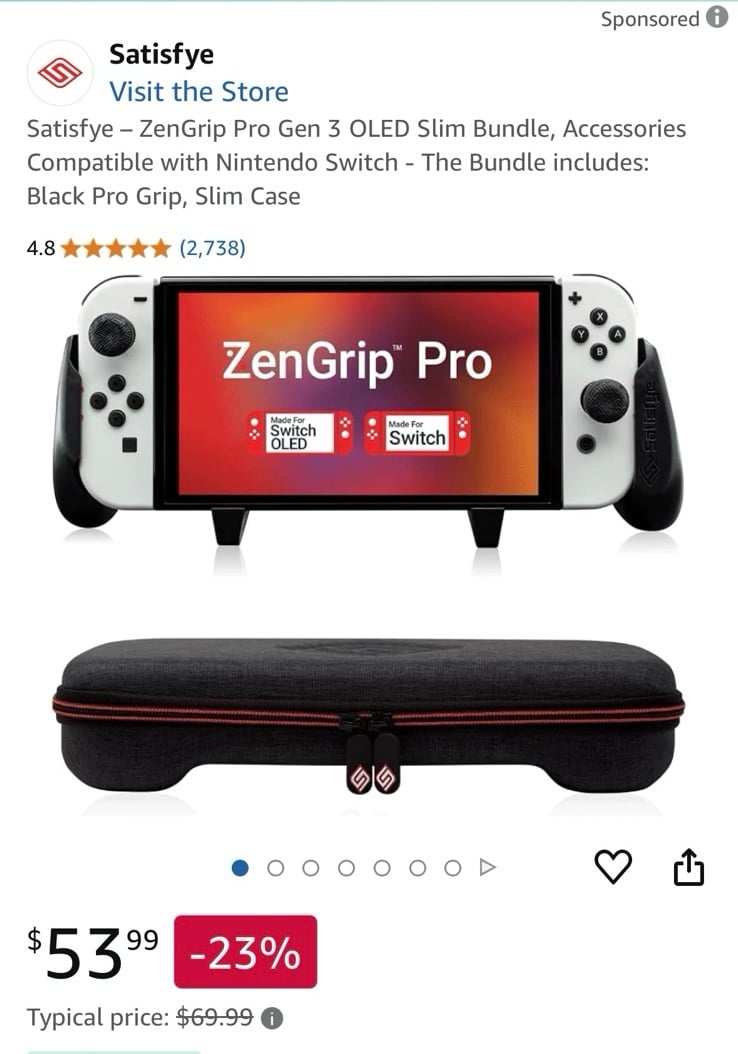 Satisfye – ZenGrip Pro Gen 3 for Switch