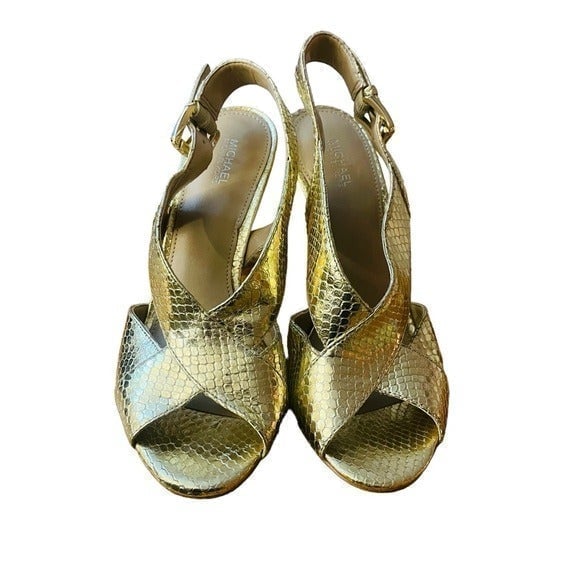 Talbots slingback peeptoe heels